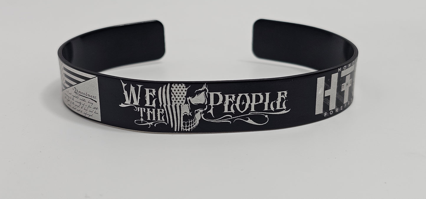 We the People Second Amendment Bracelet | 2A Patriotic Engraved Bracelet