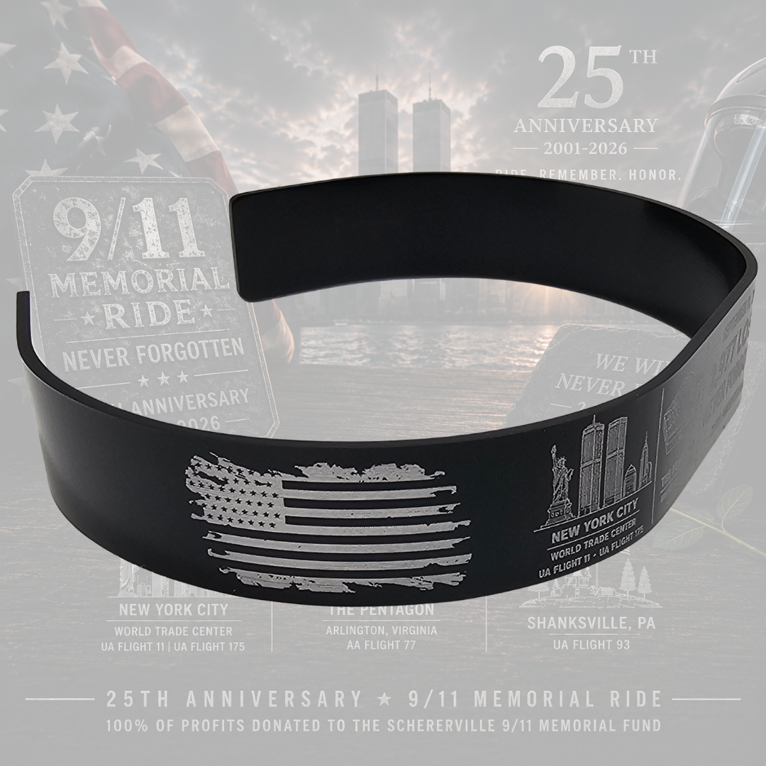 25th Anniversary 9/11 Memorial Ride Bracelet | 100% of Profits Donated