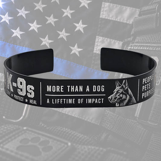 K-9 More Than a Dog Bracelet | Blue Warrior Tactics Fundraiser