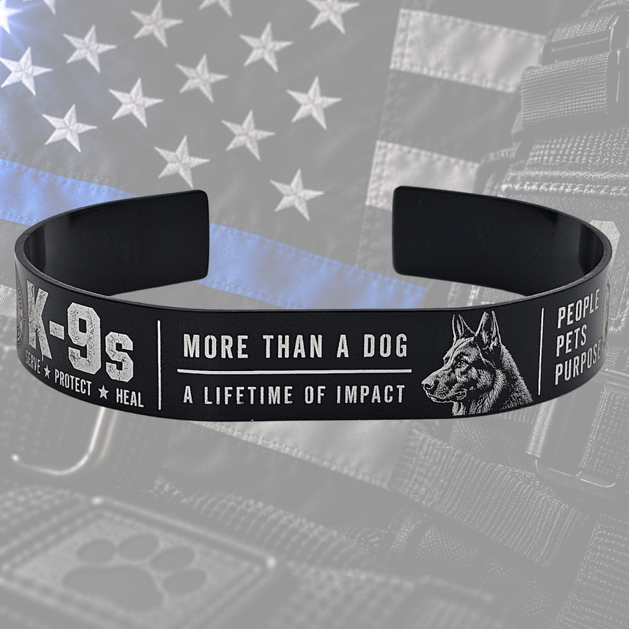 K-9 More Than a Dog Bracelet | Blue Warrior Tactics Fundraiser