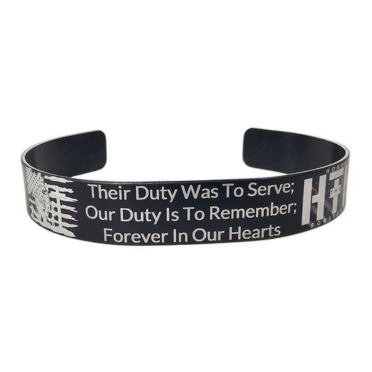 Their Duty Was To Serve - Memorial Bracelet