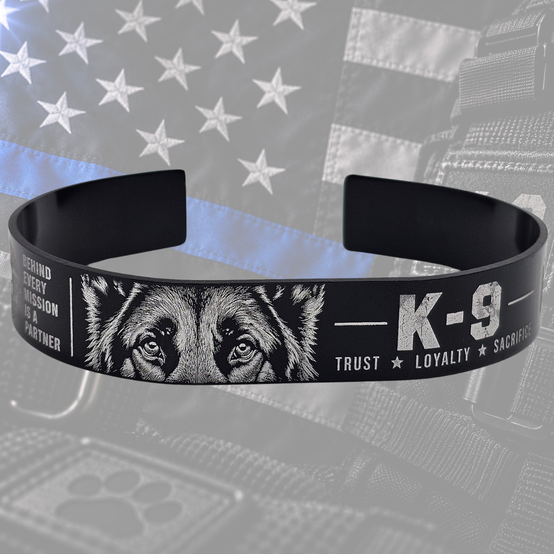 K-9 Trust, Loyalty, Sacrifice Bracelet | Blue Warrior Tactics Fundraiser
