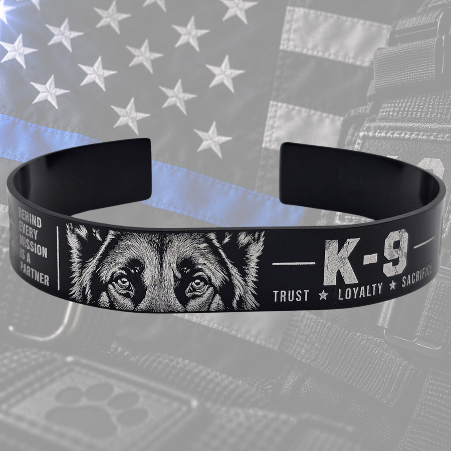 K-9 Trust, Loyalty, Sacrifice Bracelet | Blue Warrior Tactics Fundraiser
