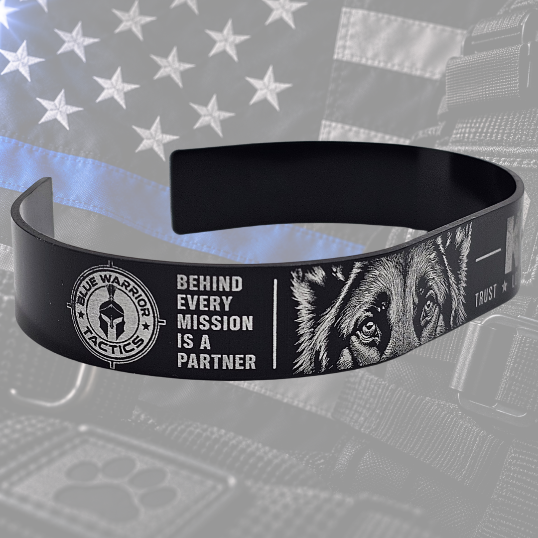 K-9 Trust, Loyalty, Sacrifice Bracelet | Blue Warrior Tactics Fundraiser