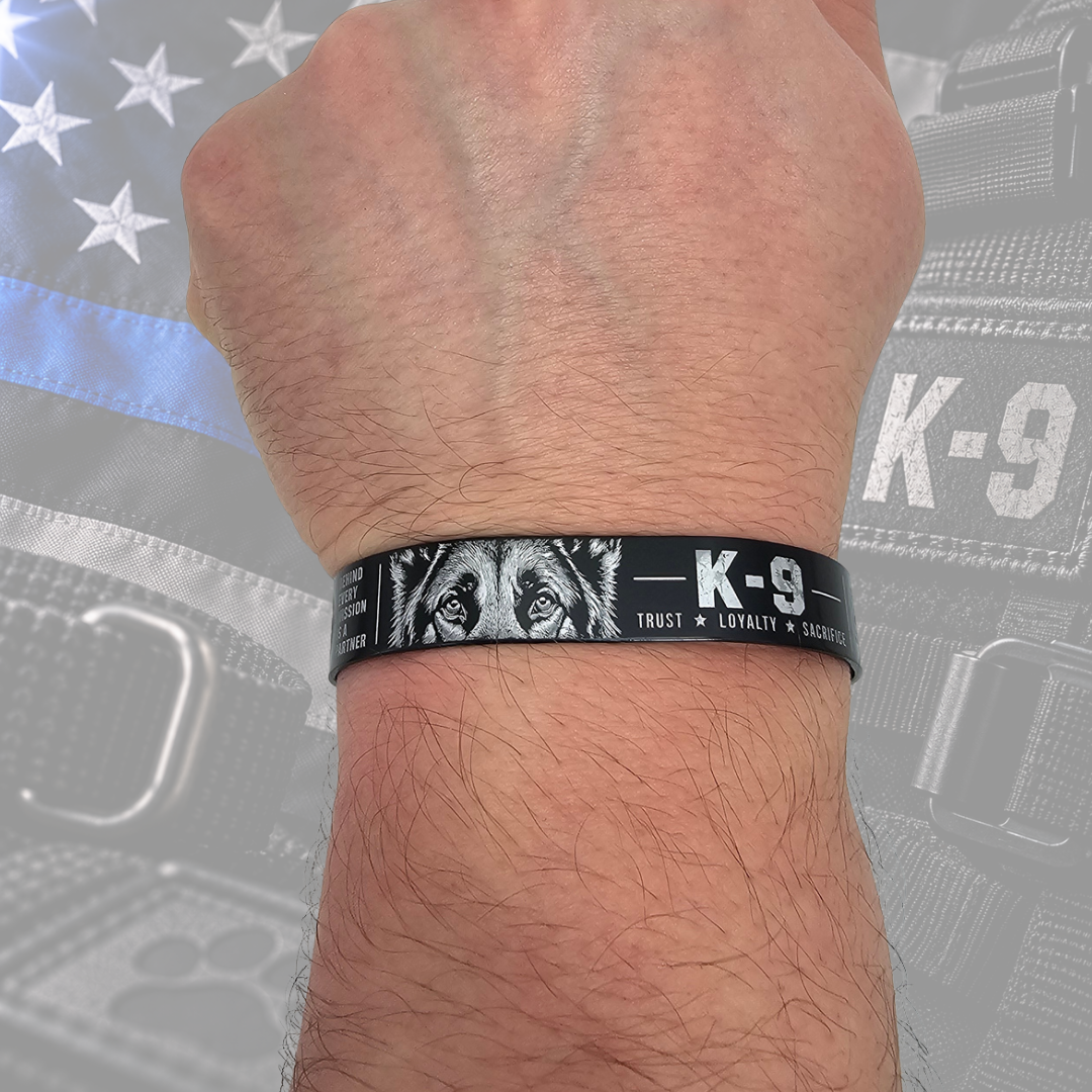 K-9 Trust, Loyalty, Sacrifice Bracelet | Blue Warrior Tactics Fundraiser