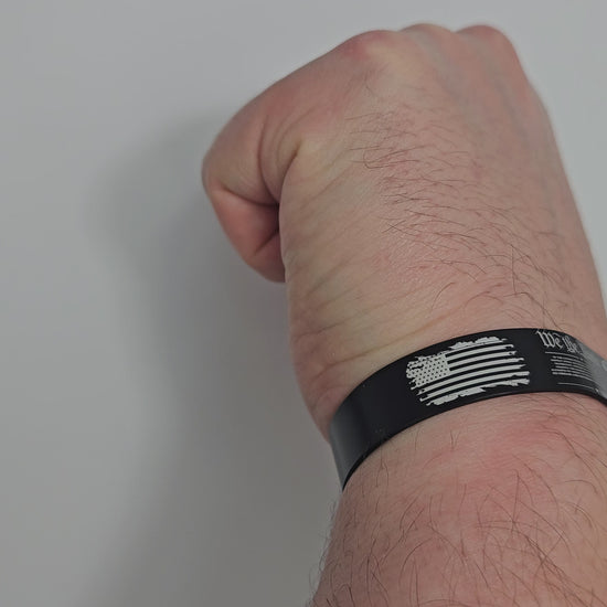 second amendment bracelet wearing video